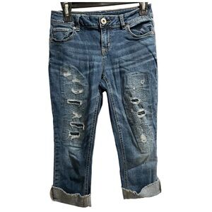 Maurices Distressed‎ Capris, size 0